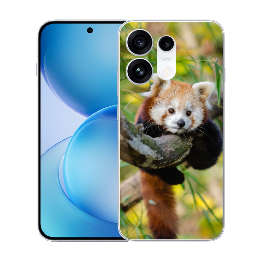 mmCase gél tok az Oppo Reno 16 Pro 5G-hez – vörös panda