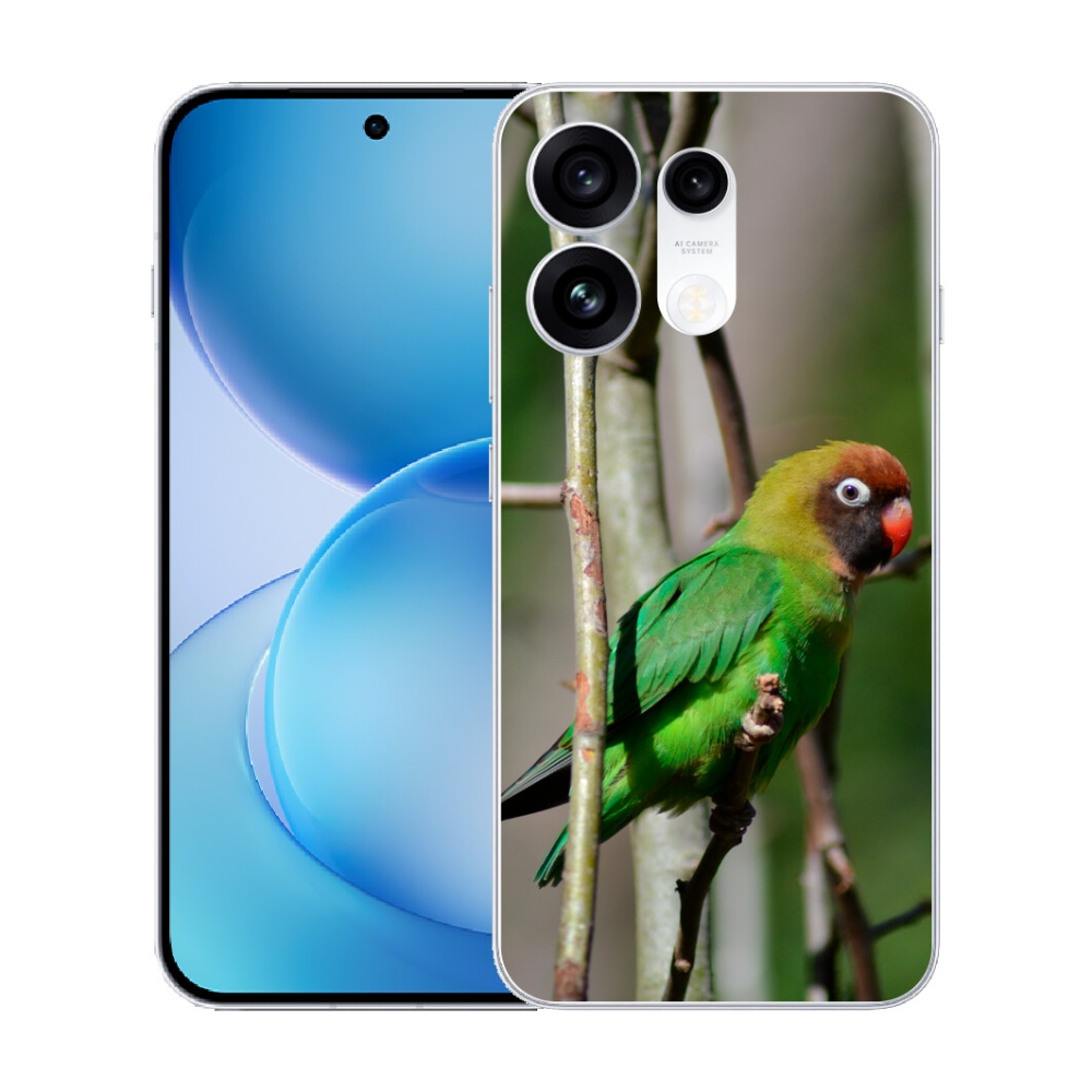 mmCase gél tok az Oppo Reno 16 Pro 5G-hez – agapornis papagáj