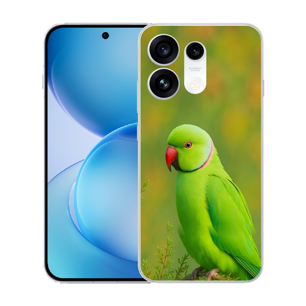 mmCase gél tok az Oppo Reno 16 Pro 5G-hez – alexandri papagáj 2