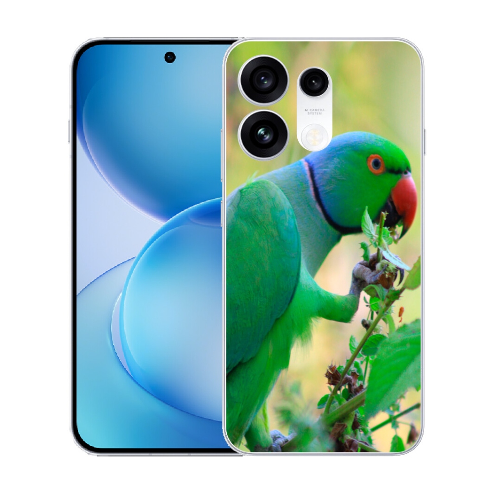 mmCase gél tok az Oppo Reno 16 Pro 5G-hez – alexandri papagáj