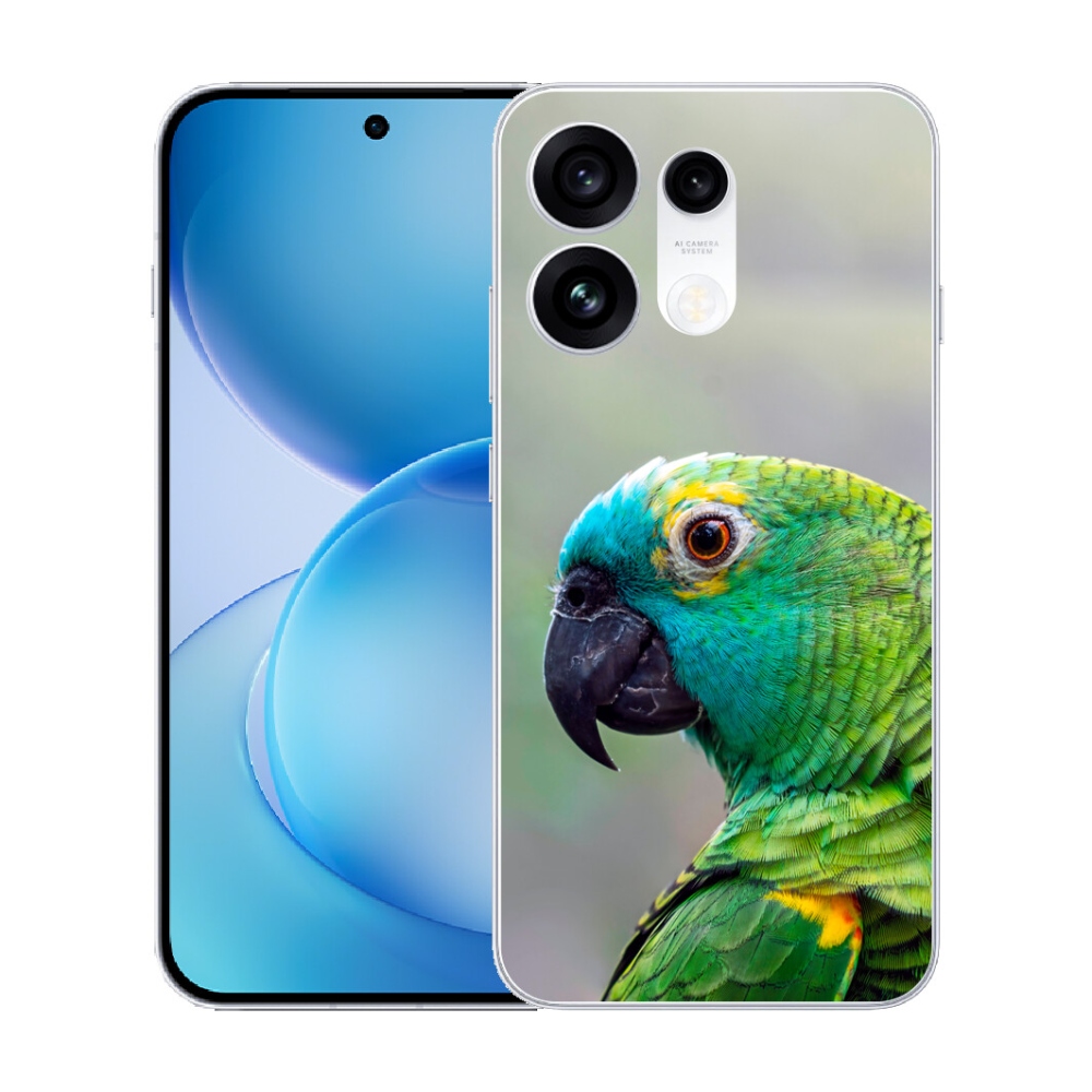 mmCase gél tok az Oppo Reno 16 Pro 5G-hez – amazonasi papagáj
