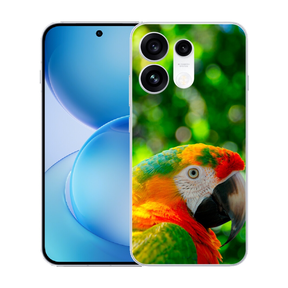 mmCase gélhuzat az Oppo Reno 16 Pro 5G-hez – ara papagáj 3