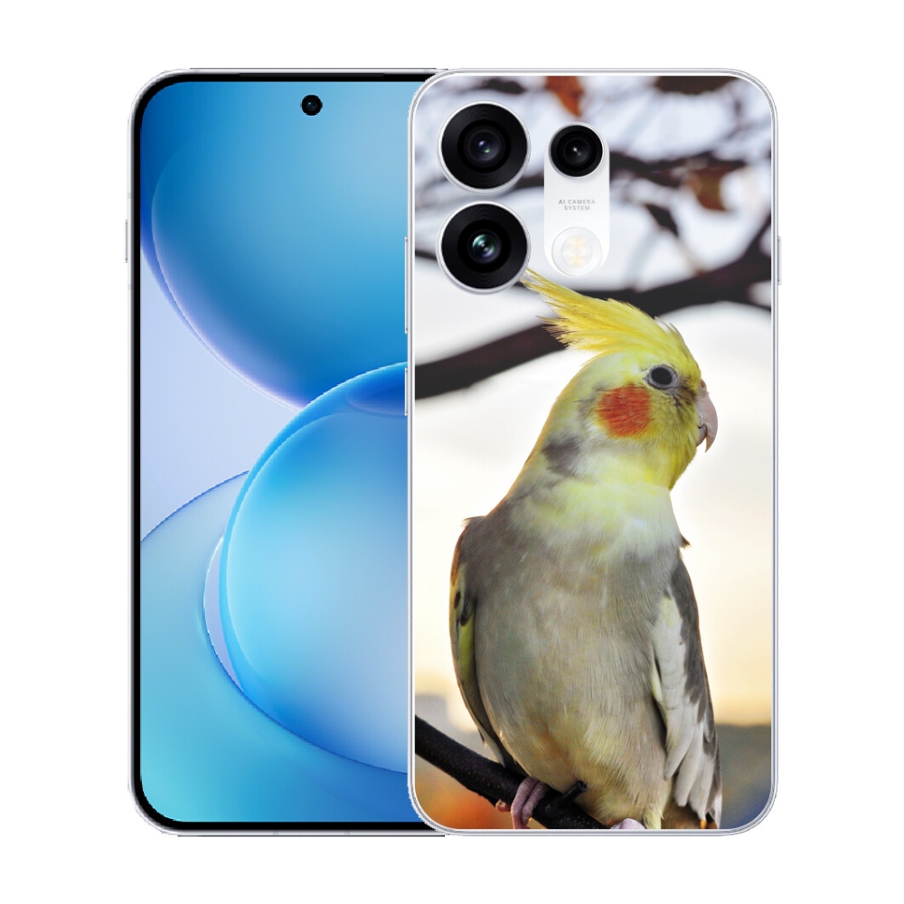 mmCase gél tok az Oppo Reno 16 Pro 5G-hez – korella papagáj