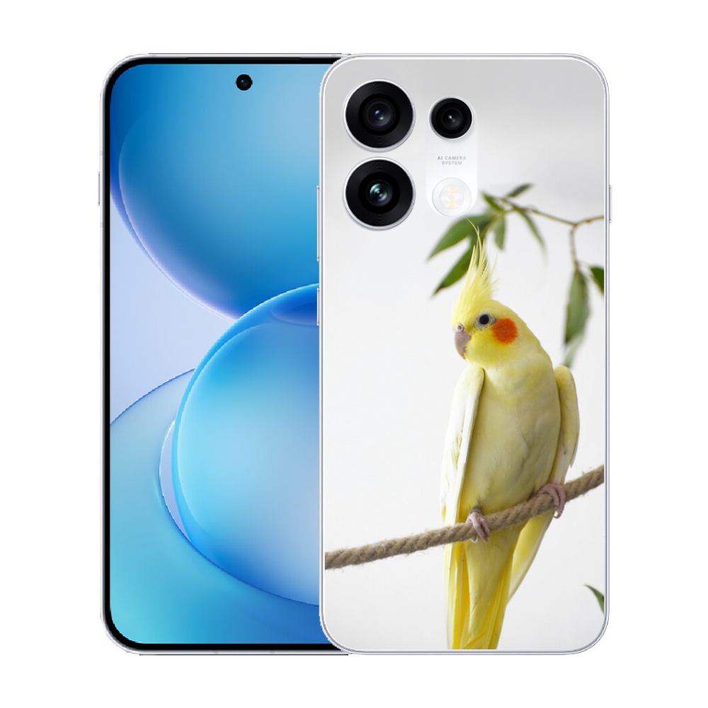mmCase gél tok az Oppo Reno 16 Pro 5G-hez – tollas papagáj