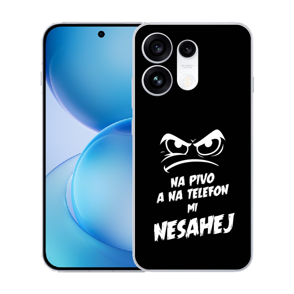 mmCase gél tok az Oppo Reno 16 Pro 5G-hez – sörös motívum 2, fekete háttérrel