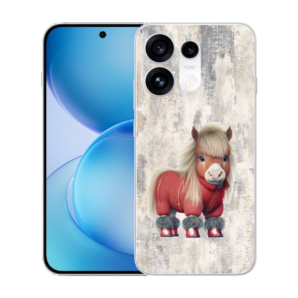 mmCase gél tok az Oppo Reno 16 Pro 5G-hez – pulóveres póni