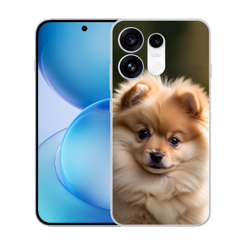 mmCase gél tok az Oppo Reno 16 Pro 5G-hez – aranyos pomerániai 2