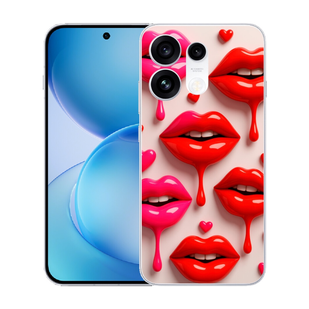 mmCase gél tok az Oppo Reno 16 Pro 5G-hez – ajkak 2