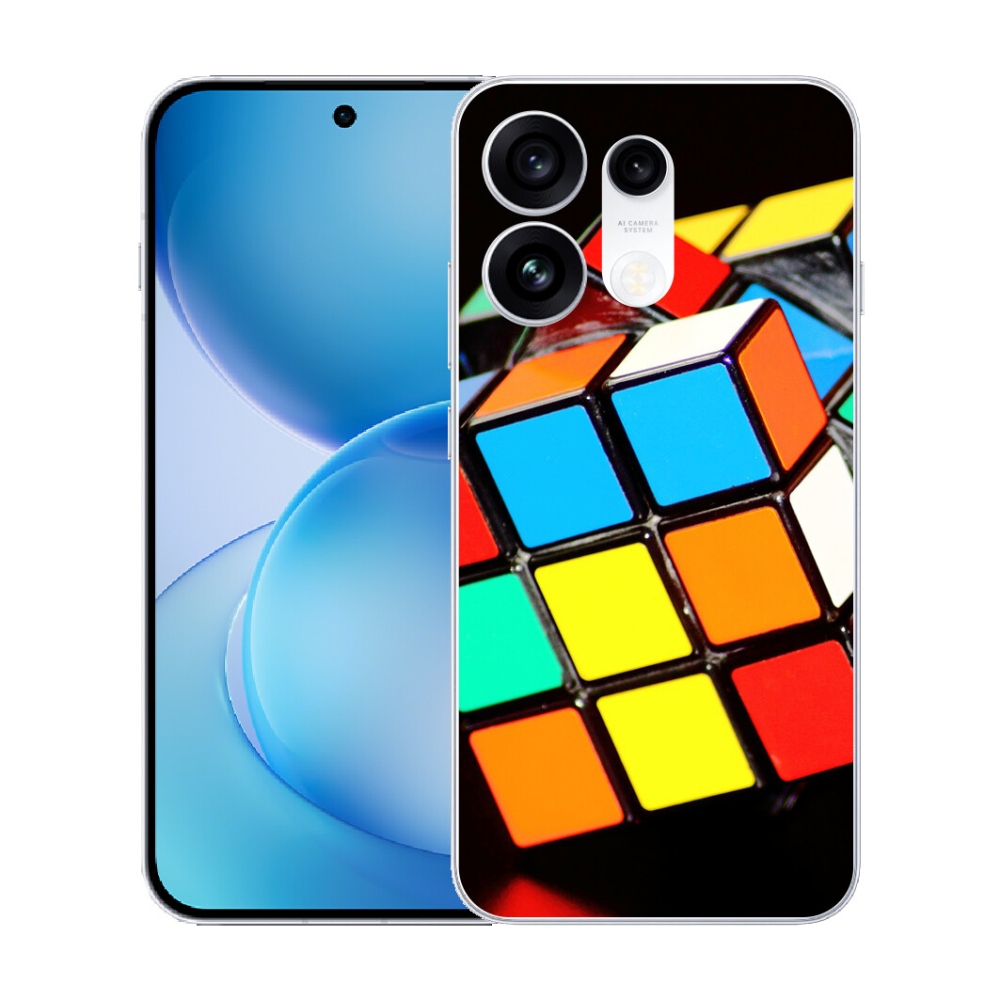 mmCase gél tok az Oppo Reno 16 Pro 5G-hez – Rubik-kocka