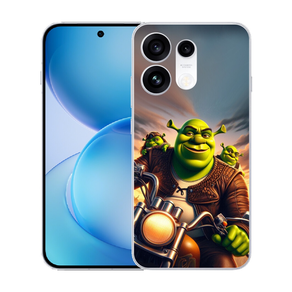mmCase gél tok az Oppo Reno 16 Pro 5G-hez – Shrek motoron