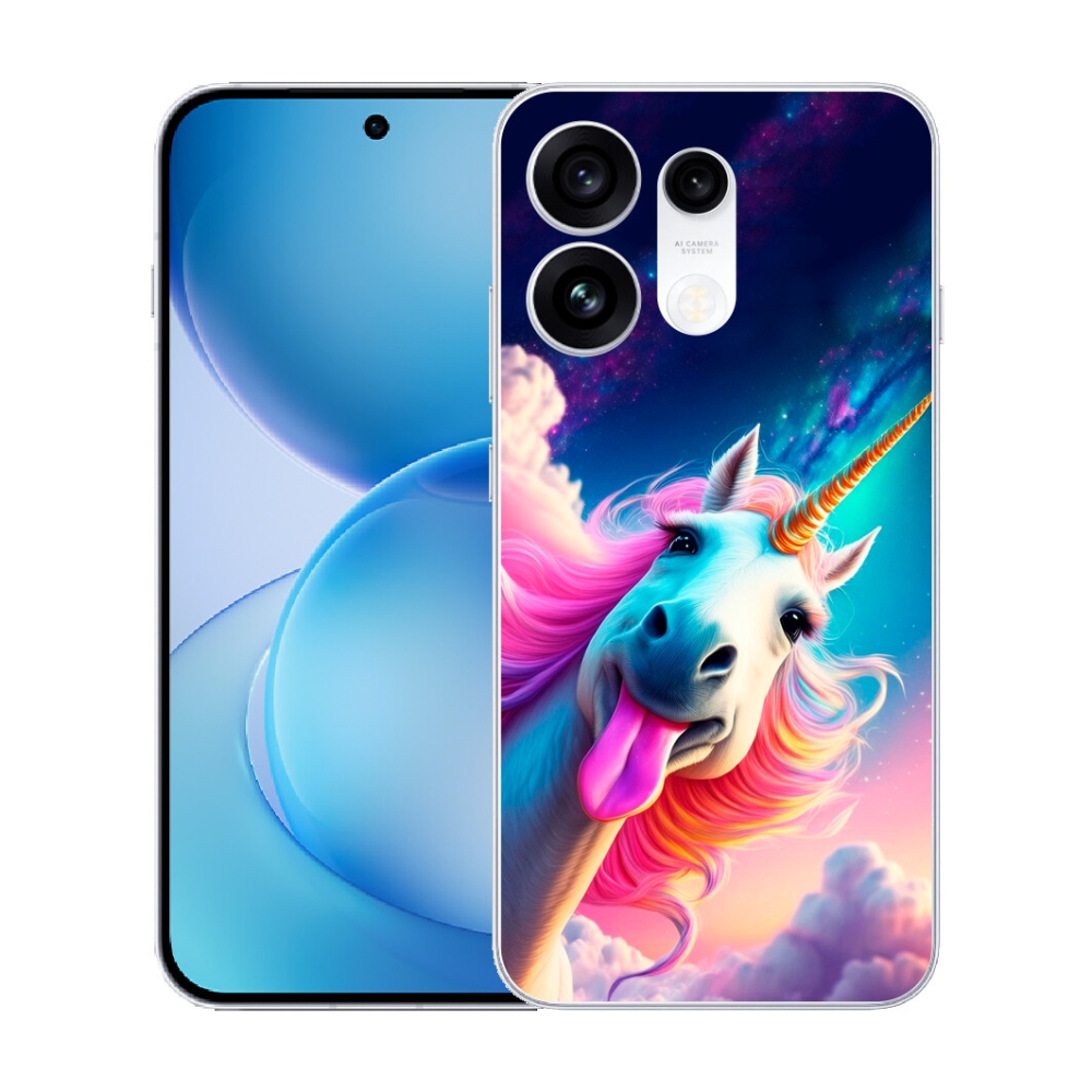 mmCase gél tok az Oppo Reno 16 Pro 5G-hez – őrült egyszarvú