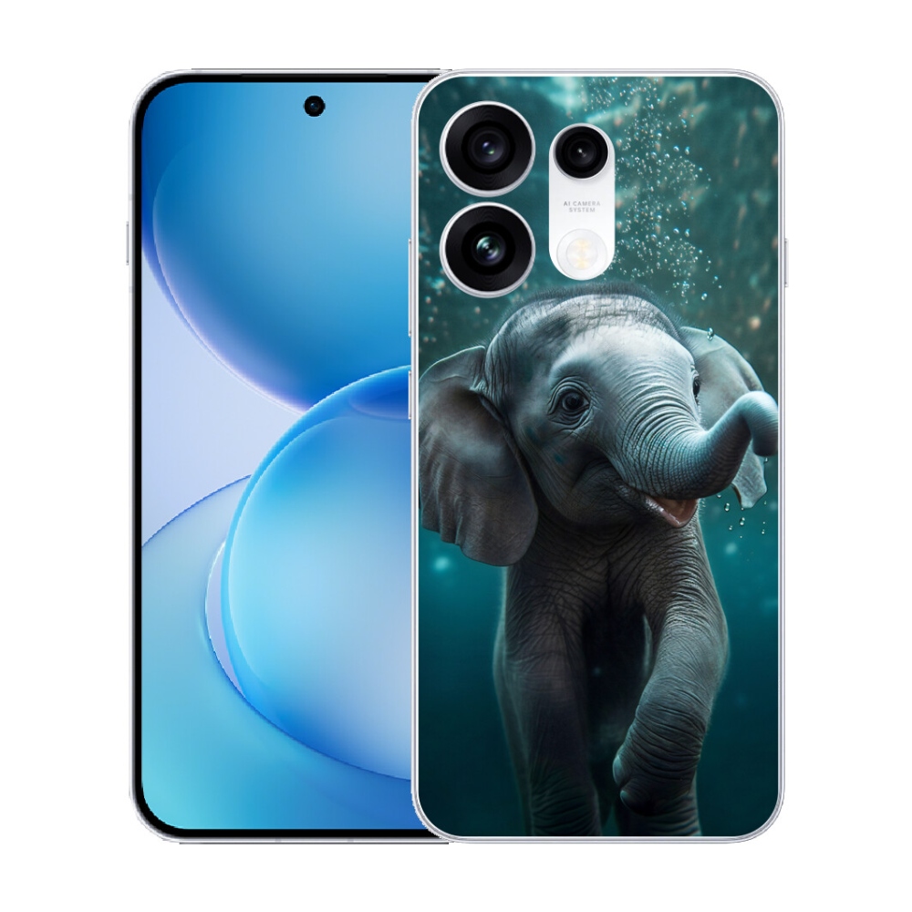 mmCase géltok az Oppo Reno 16 Pro 5G-hez – víz alatti elefánt