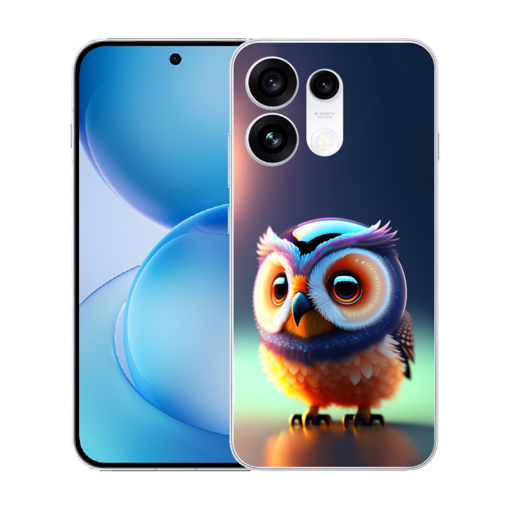 mmCase gél tok az Oppo Reno 16 Pro 5G-hez – bagoly