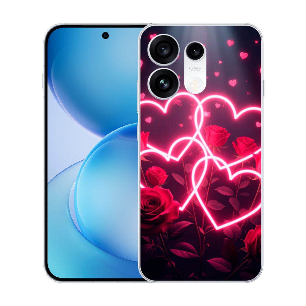 mmCase gél tok az Oppo Reno 16 Pro 5G-hez – a szerelem szíve