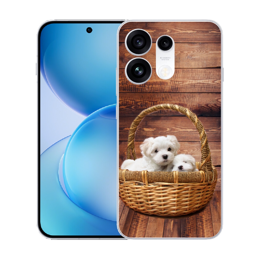 mmCase gél tok az Oppo Reno 16 Pro 5G-hez – kiskutyák