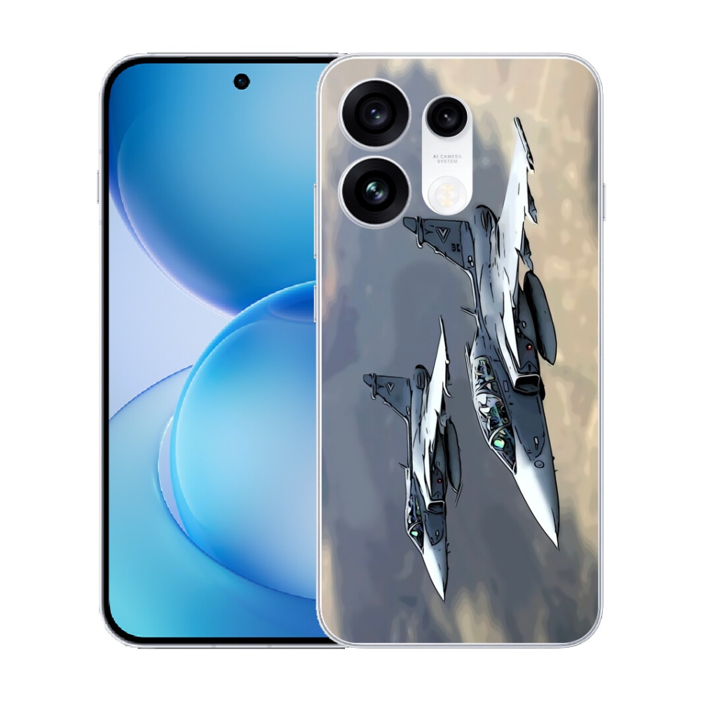 mmCase gél tok az Oppo Reno 16 Pro 5G-hez – vadászgépek