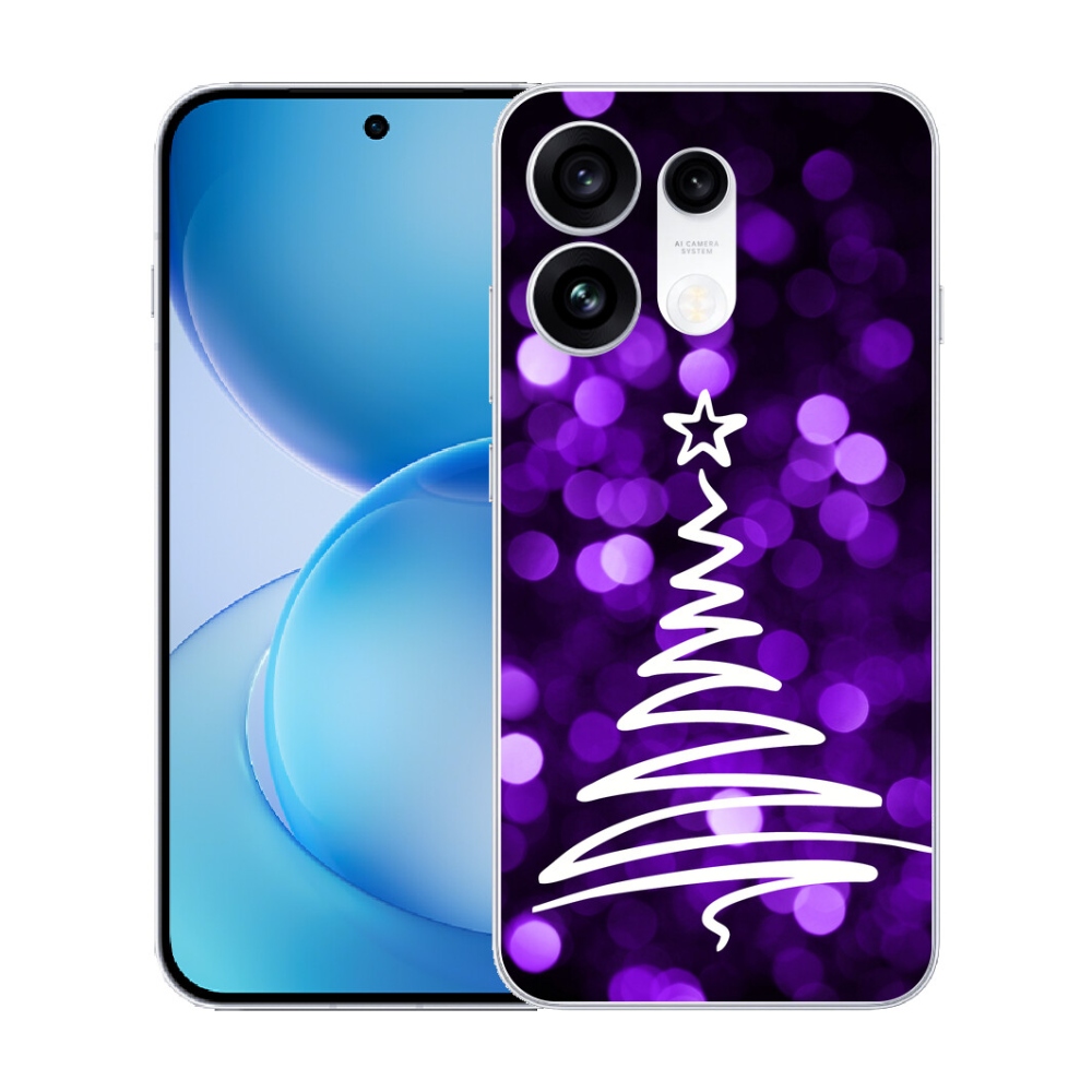mmCase gél tok az Oppo Reno 16 Pro 5G-hez – karácsonyfa