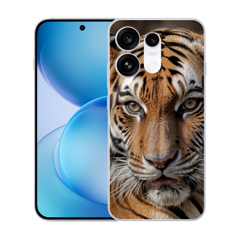 mmCase gél tok az Oppo Reno 16 Pro 5G-hez – tigrisminta