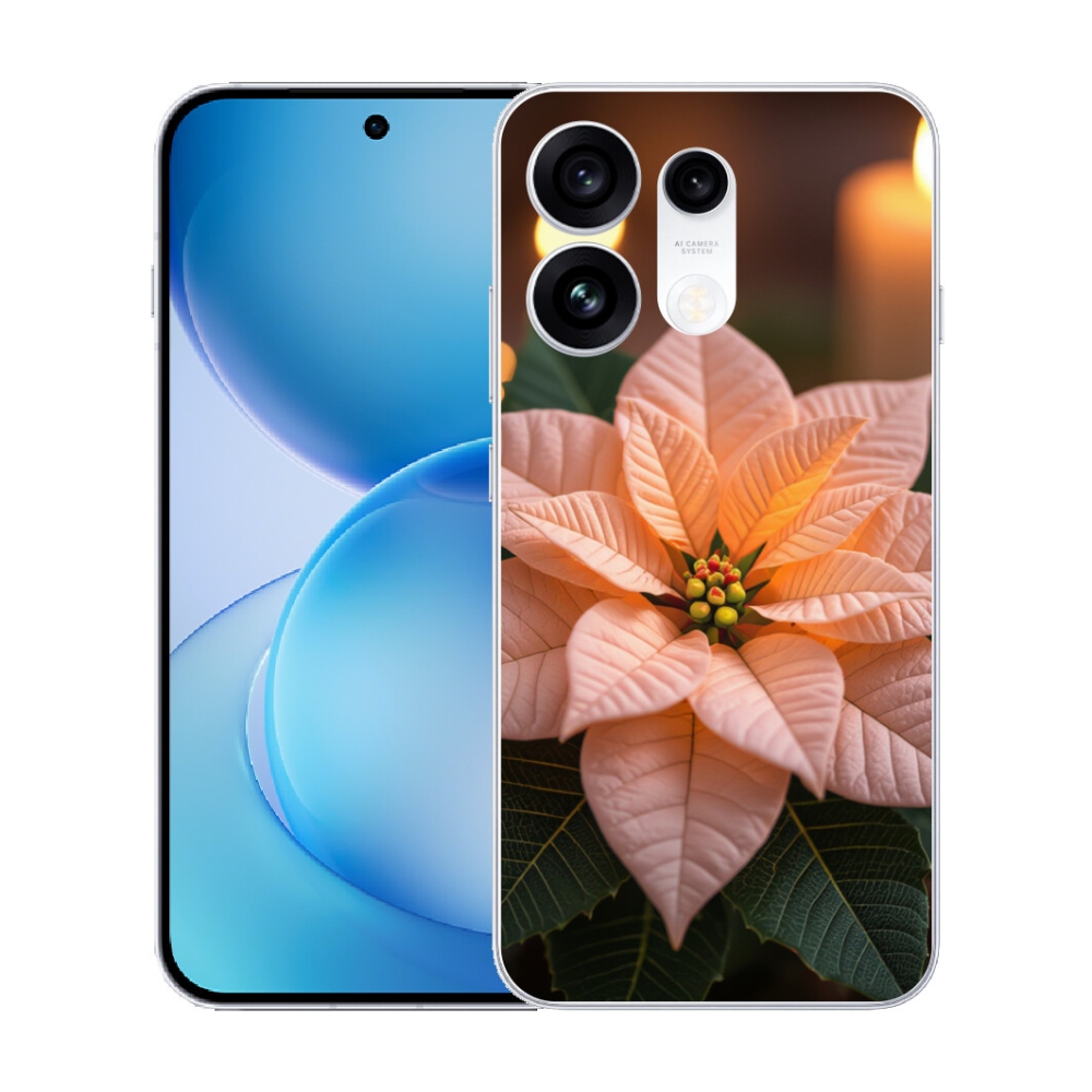 mmCase gél tok az Oppo Reno 16 Pro 5G-hez – karácsonyi csillag