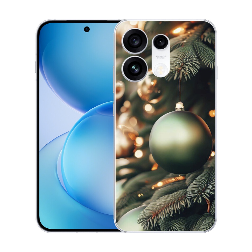 mmCase gél tok az Oppo Reno 16 Pro 5G-hez – karácsonyi díszek 1
