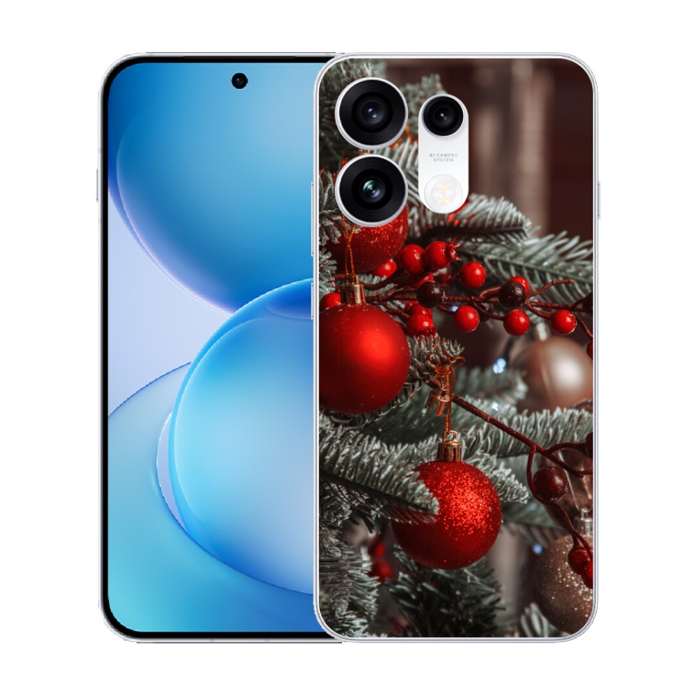 mmCase gél tok az Oppo Reno 16 Pro 5G-hez – karácsonyi díszek 2