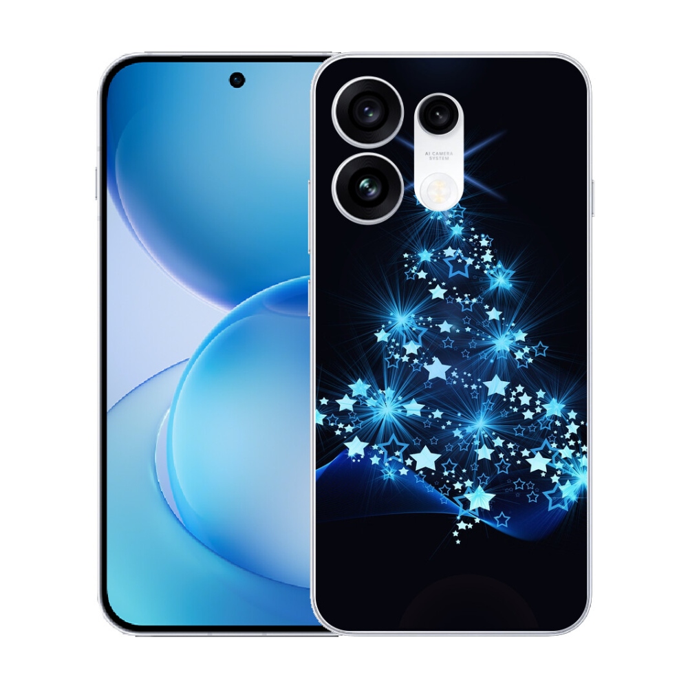 mmCase gél tok az Oppo Reno 16 Pro 5G-hez – karácsonyfa