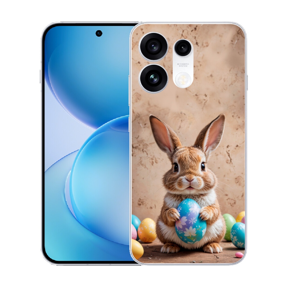 mmCase gél tok az Oppo Reno 16 Pro 5G-hez – húsvéti nyuszi