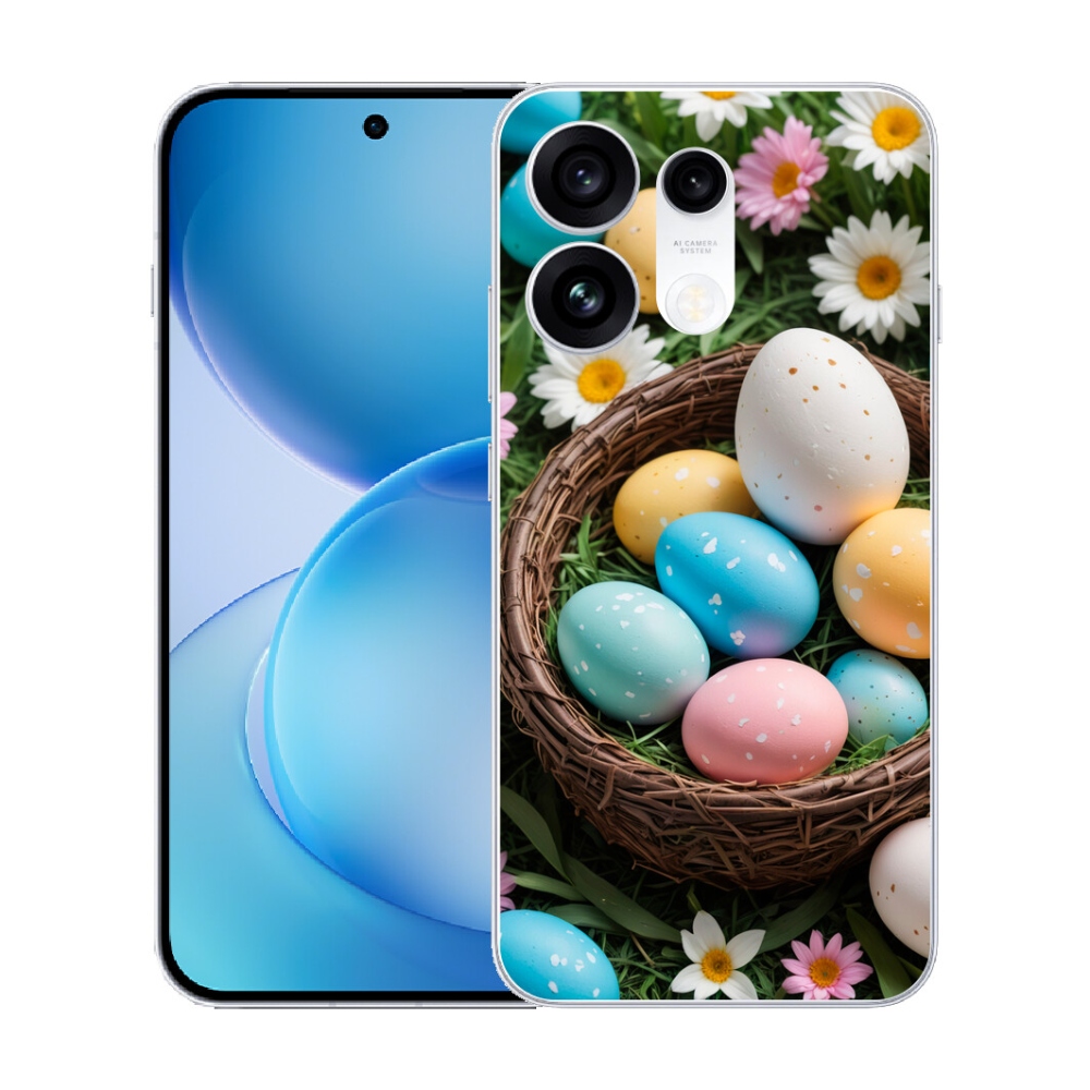 mmCase gél tok az Oppo Reno 16 Pro 5G-hez – húsvéti tojások 2