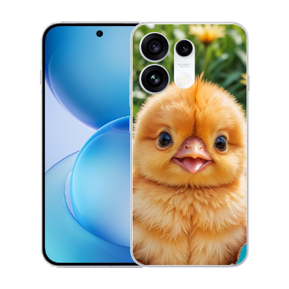 mmCase gél tok az Oppo Reno 16 Pro 5G-hez – vidám csibecske