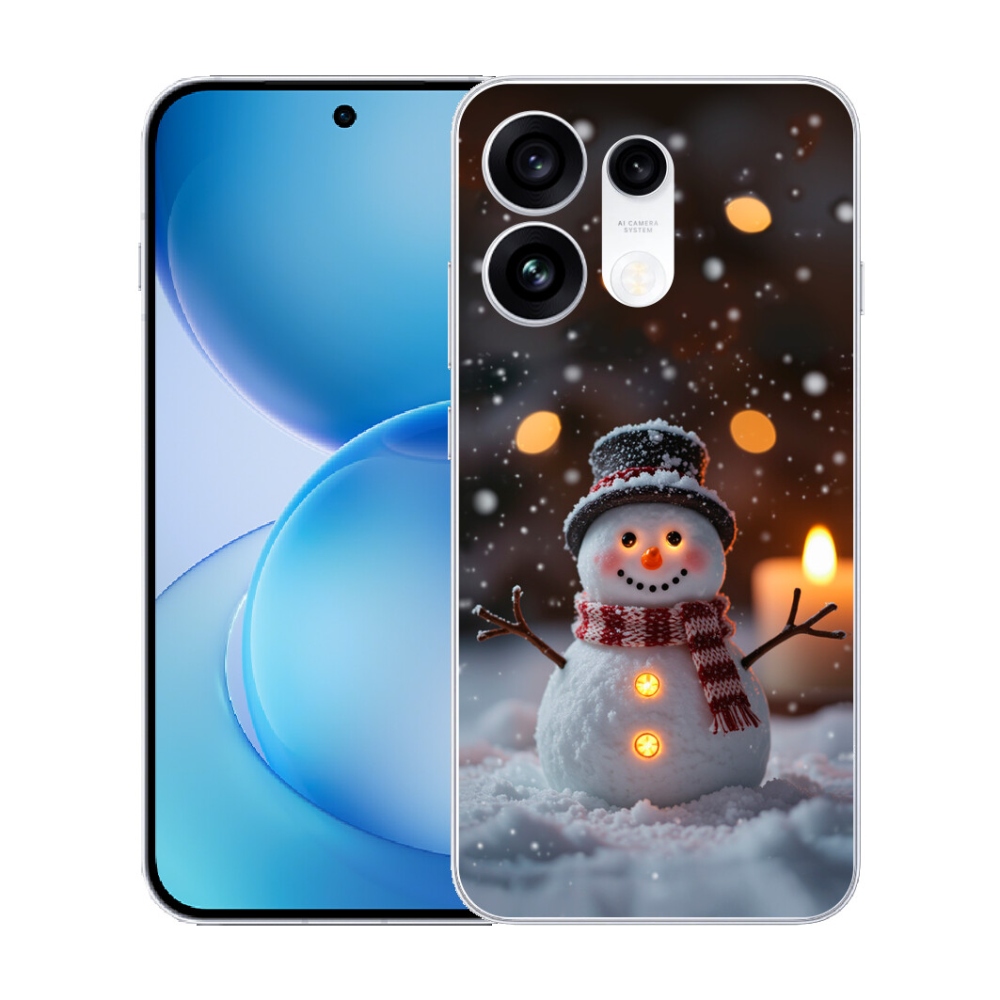 mmCase gél tok az Oppo Reno 16 Pro 5G-hez – vidám hóember