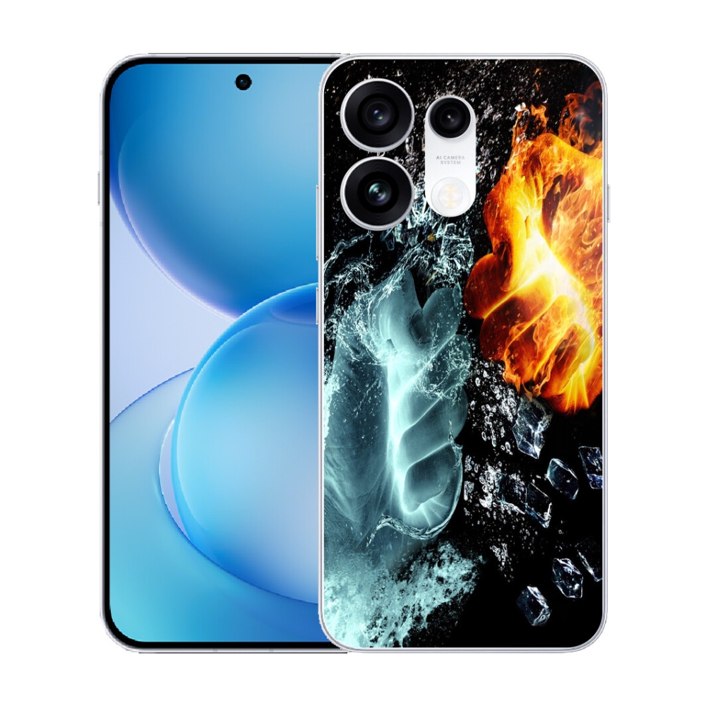 mmCase gél tok az Oppo Reno 16 Pro 5G-hez – víz és tűz