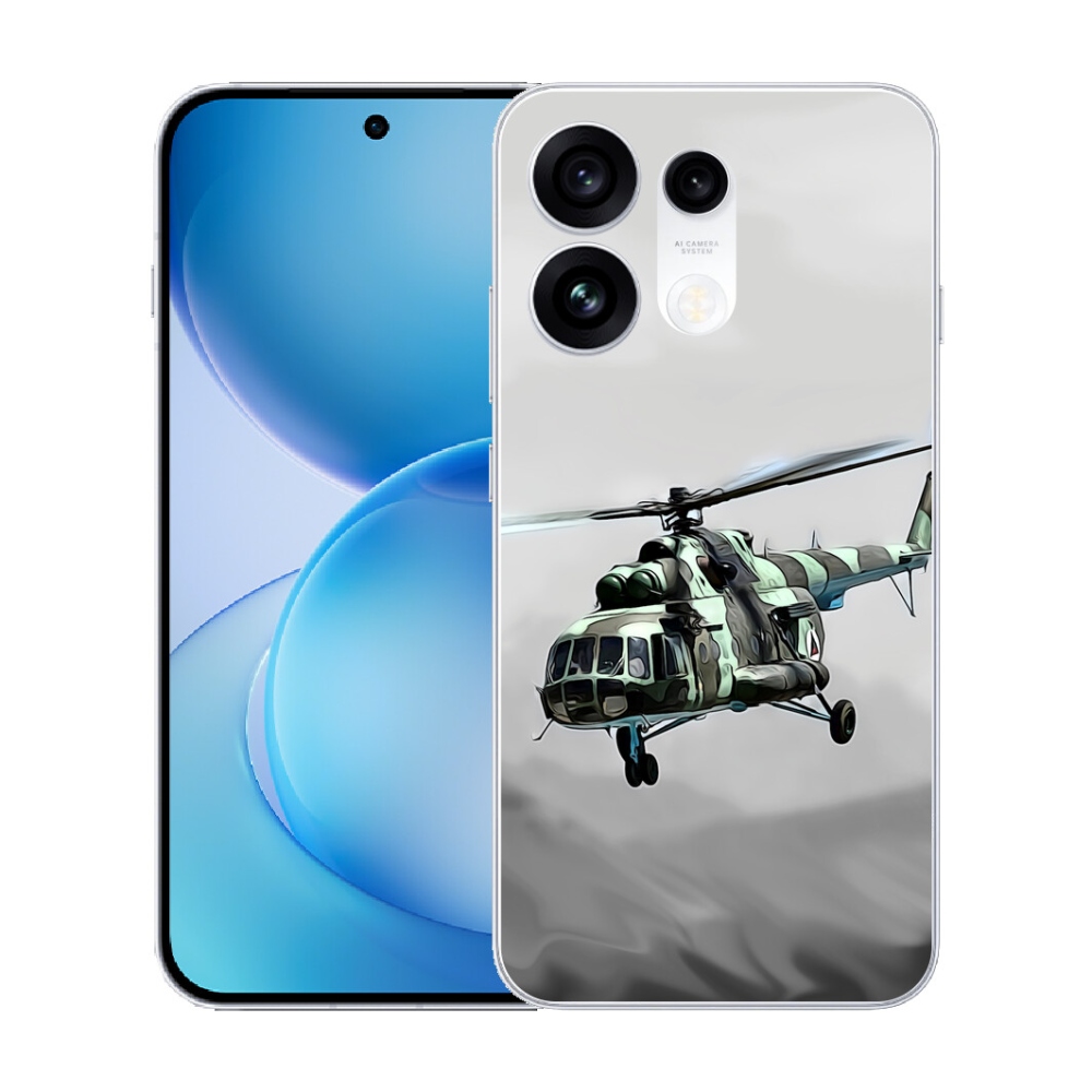 mmCase géltok az Oppo Reno 16 Pro 5G-hez – katonai helikopter