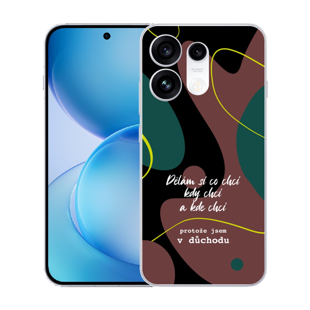 mmCase gél tok az Oppo Reno 16 Pro 5G-hez – vicces felirat, 10 fekete háttér
