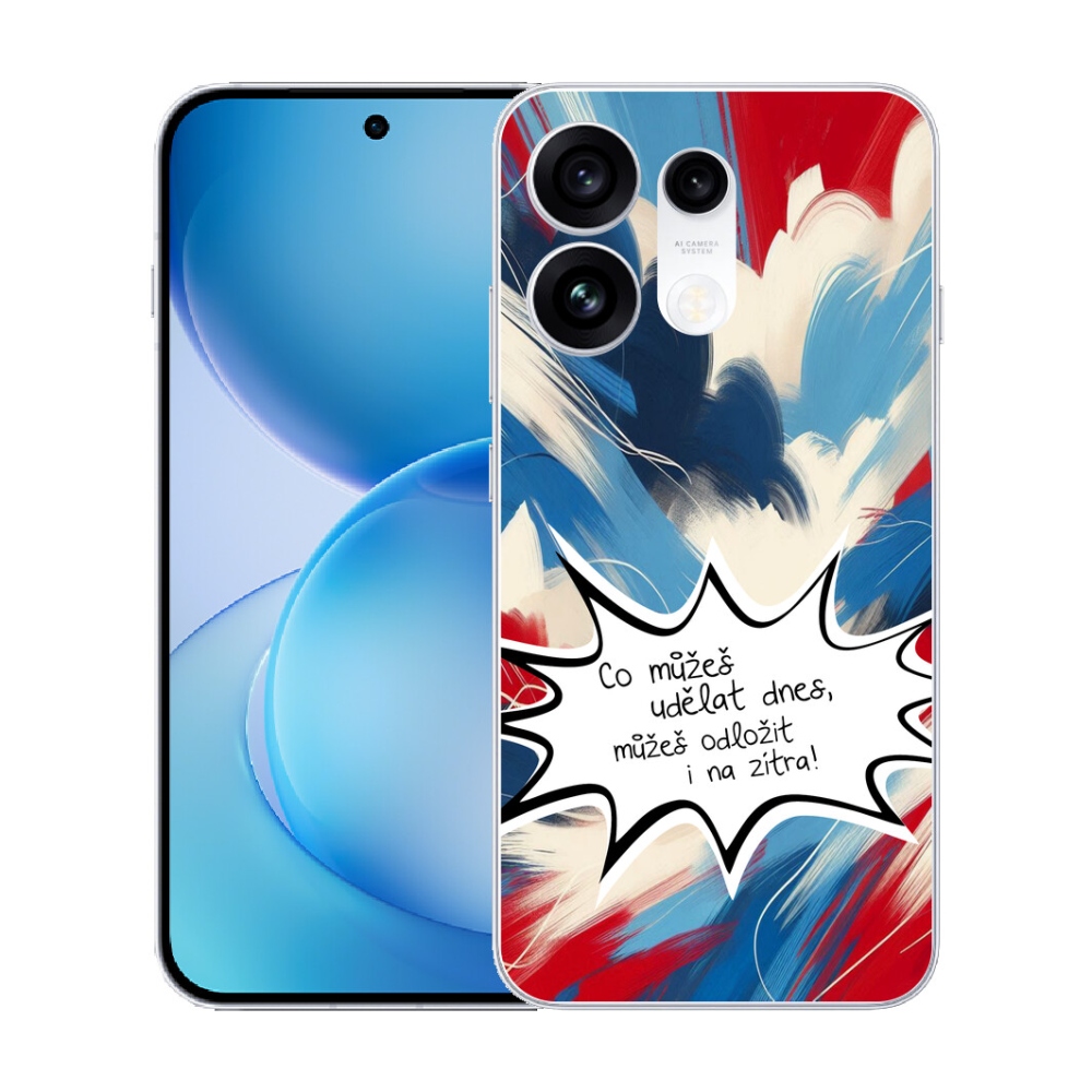 mmCase géltok az Oppo Reno 16 Pro 5G-hez – vicces felirat, 9, fehér háttér