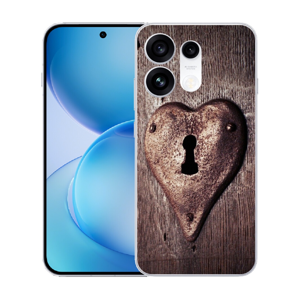 mmCase gél tok az Oppo Reno 16 Pro 5G-hez – szív alakú zár