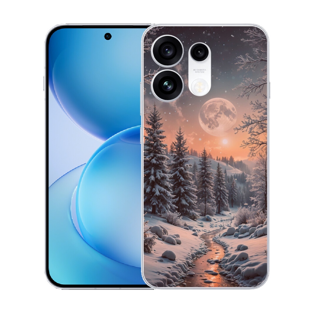mmCase géltok az Oppo Reno 16 Pro 5G-hez – téli táj 2