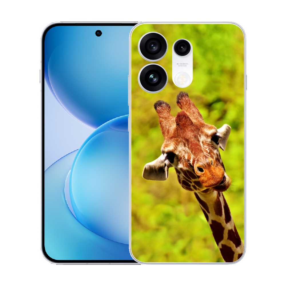 mmCase gél tok az Oppo Reno 16 Pro 5G-hez – zsiráf