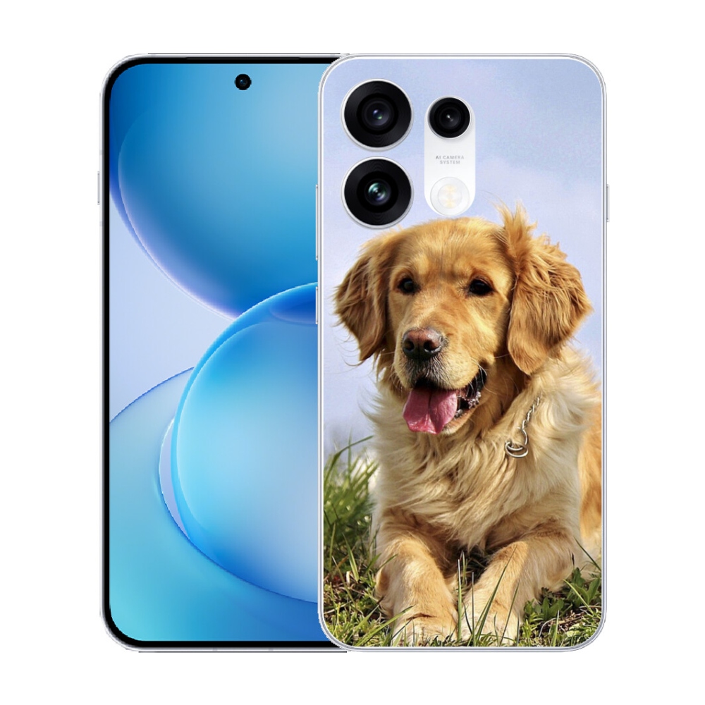 mmCase gél tok az Oppo Reno 16 Pro 5G-hez – arany retriever