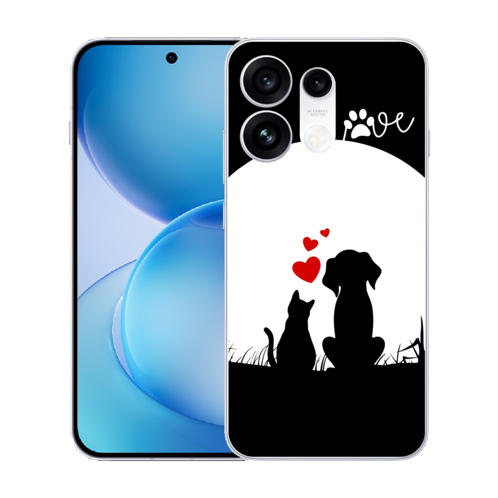 mmCase gél tok az Oppo Reno 16 Pro 5G-hez – állatszeretet