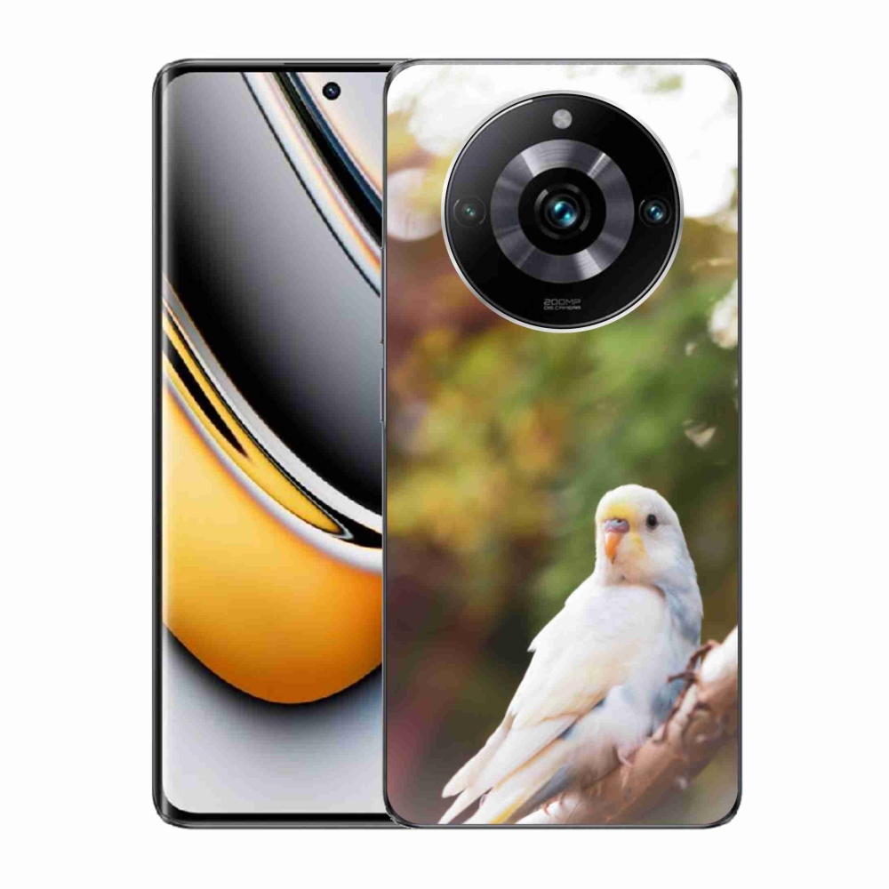 mmCase gél tok a Realme 11 Pro 5G/11 Pro+ 5G készülékhez – fehér papagáj