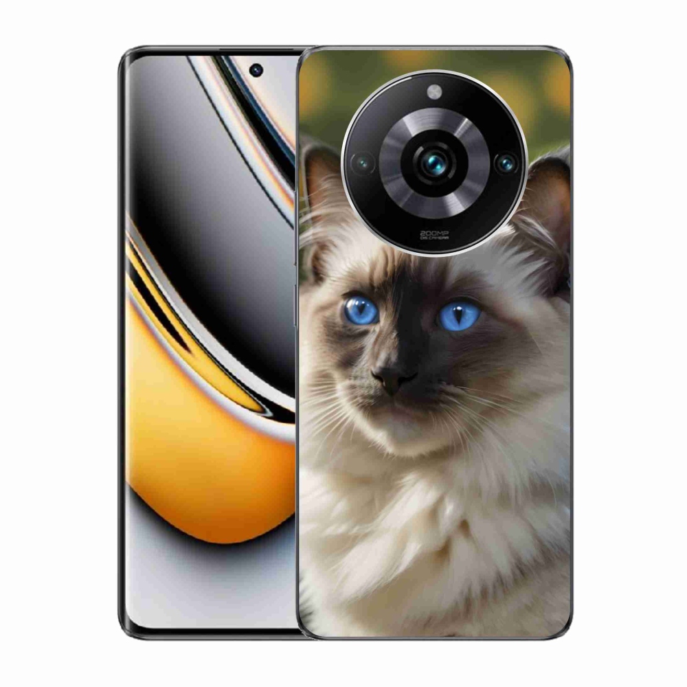 mmCase géltok a Realme 11 Pro 5G/11 Pro+ 5G készülékekhez – fehér ragdoll