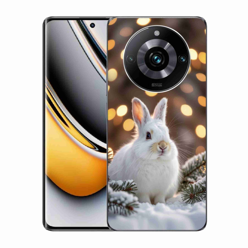 mmCase géltok a Realme 11 Pro 5G/11 Pro+ 5G készülékhez – fehér nyúl