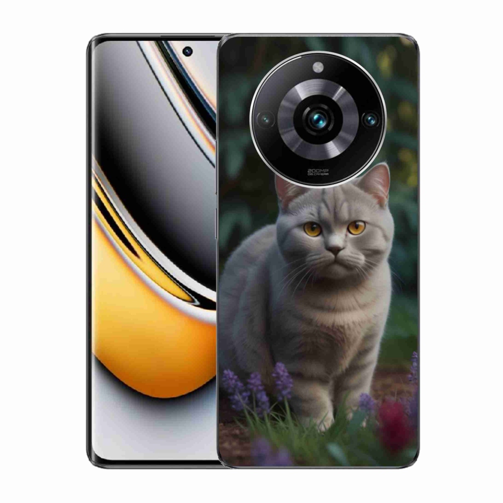 mmCase gél tok a Realme 11 Pro 5G/11 Pro+ 5G készülékekhez – brit macska