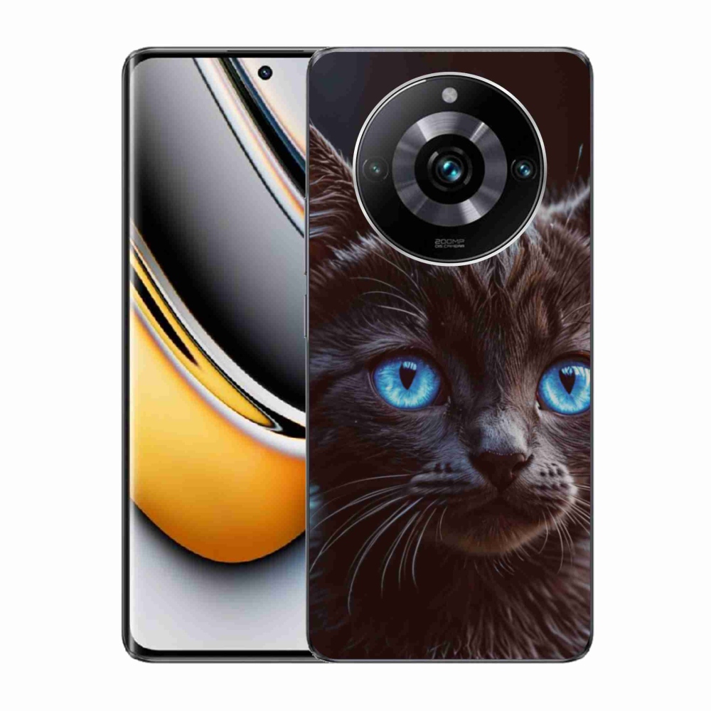 mmCase gél tok a Realme 11 Pro 5G/11 Pro+ 5G készülékekhez – fekete cica 2