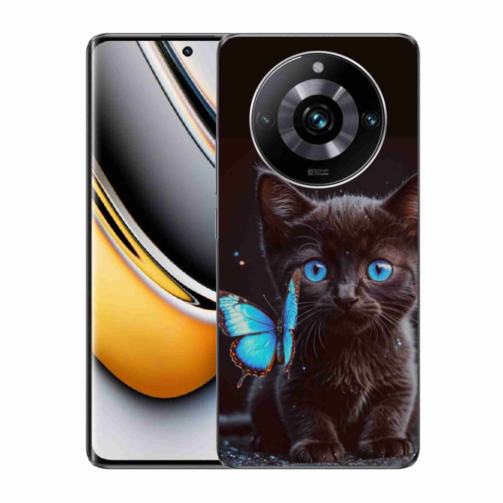 mmCase gél tok a Realme 11 Pro 5G/11 Pro+ 5G készülékekhez – fekete cica 3