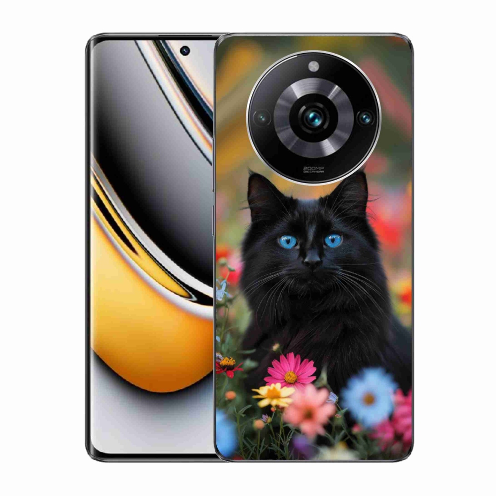 mmCase gél tok a Realme 11 Pro 5G/11 Pro+ 5G készülékekhez – fekete cica 4