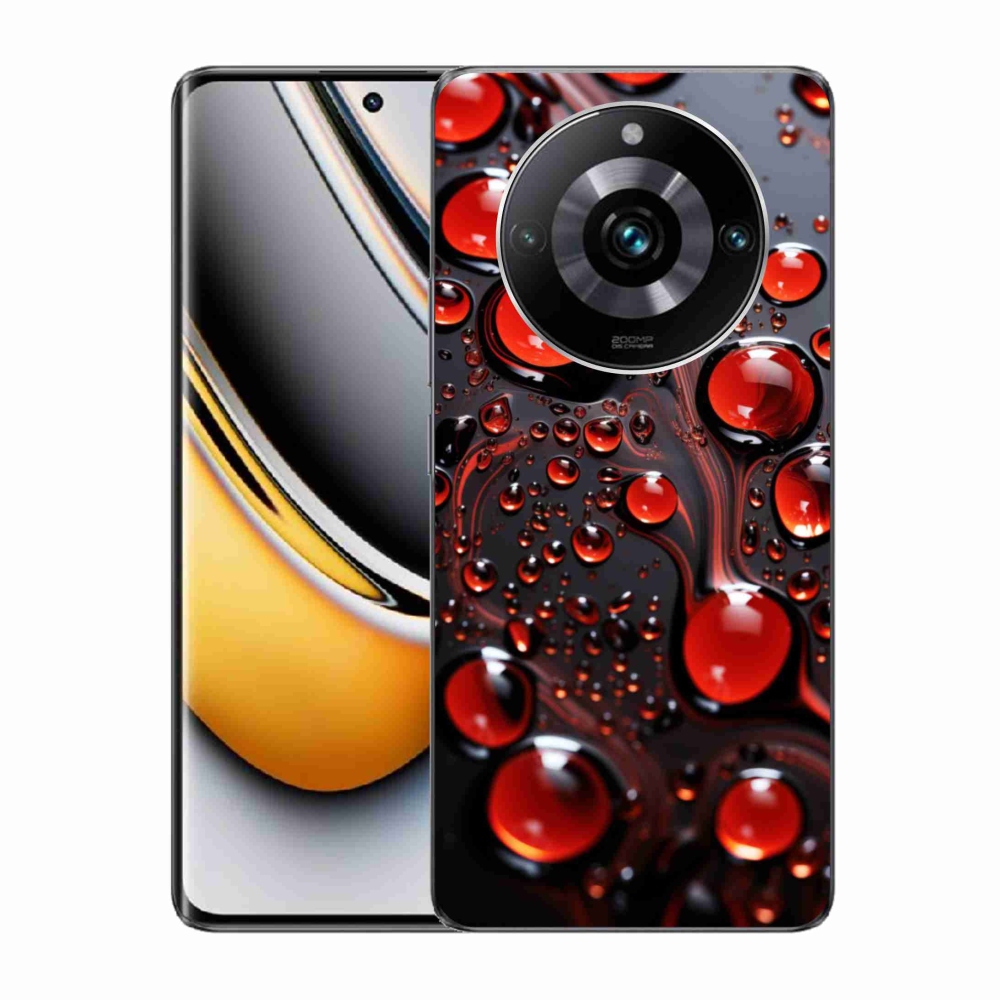 mmCase gél tok a Realme 11 Pro 5G/11 Pro+ 5G készülékekhez – piros cseppek 2