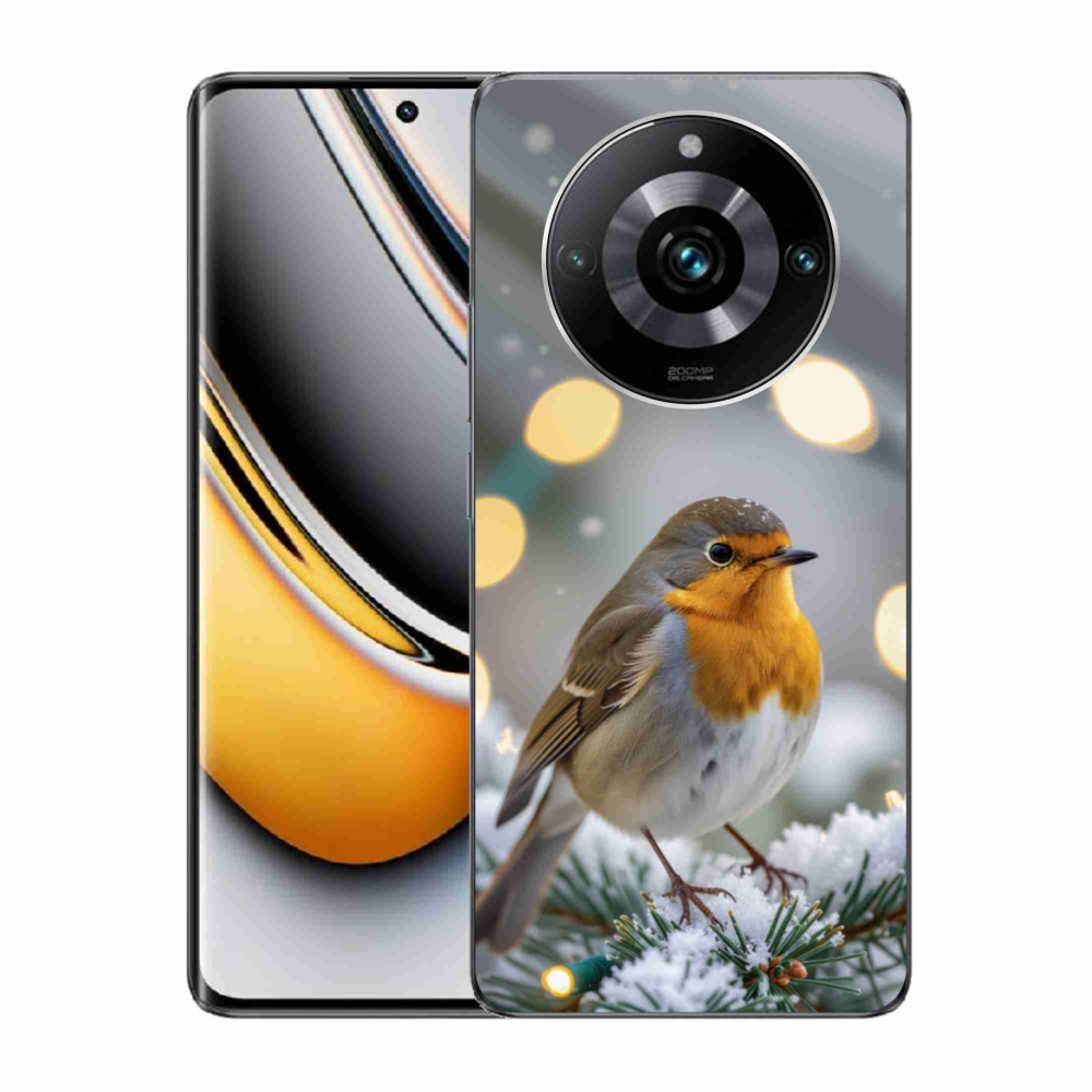 mmCase géltok a Realme 11 Pro 5G/11 Pro+ 5G készülékekhez – téli vörös