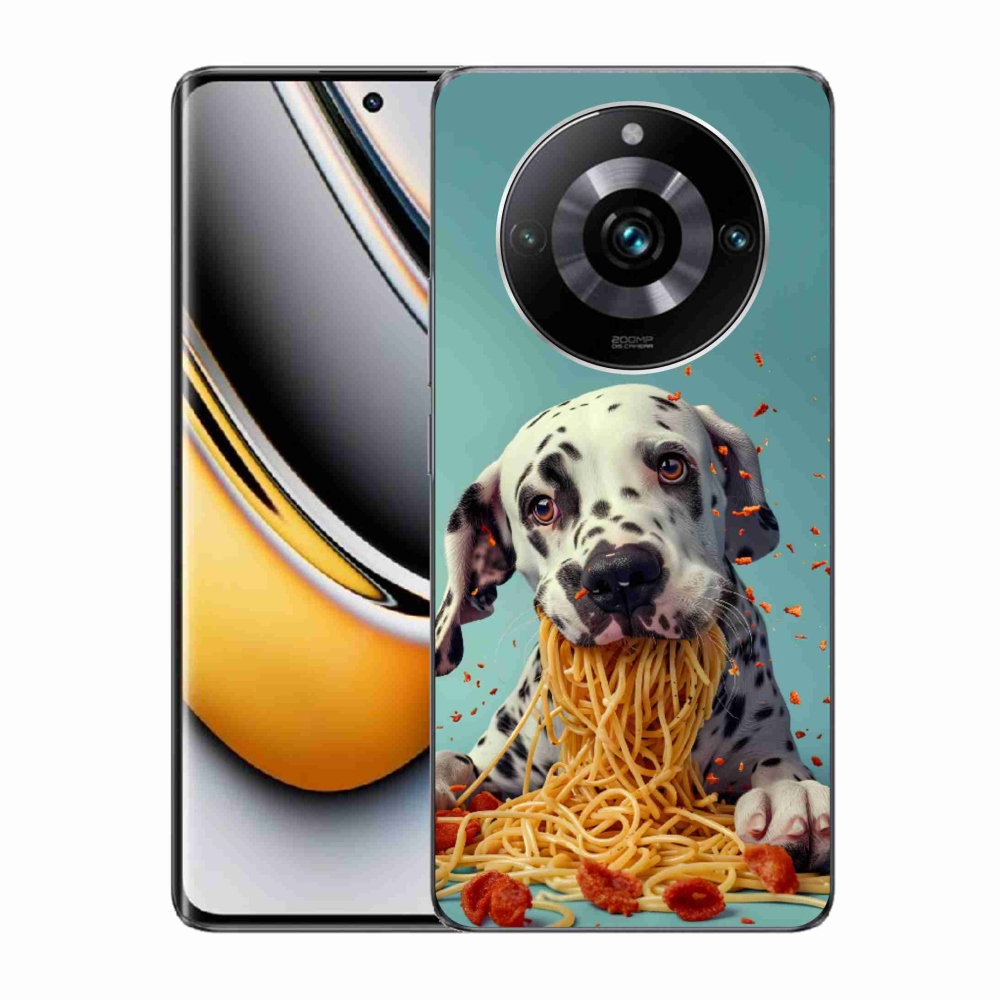 mmCase gél tok a Realme 11 Pro 5G/11 Pro+ 5G készülékekhez – dalmát és spagetti