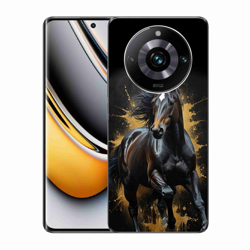 mmCase gél tok a Realme 11 Pro 5G/11 Pro+ 5G készülékekhez – elegáns fekete csikó